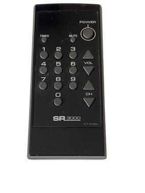 Sears SR3000 CT-9180 Remote Control Transmitter Black UM-4 AAA Japan Working